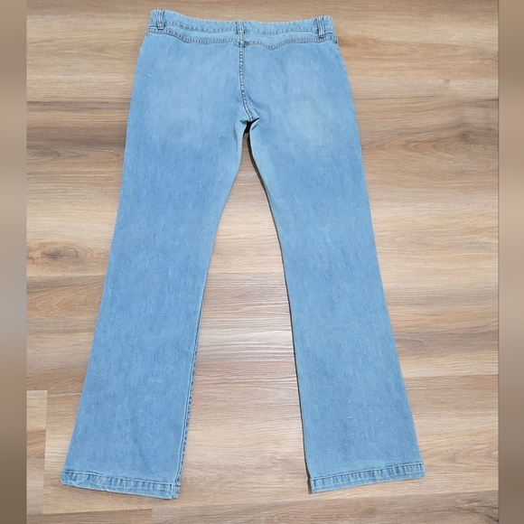 Rocawear Vintage Y2K Low Rise Embroidered Fit and Flare Jeans Size 5 - Picture 2 of 13